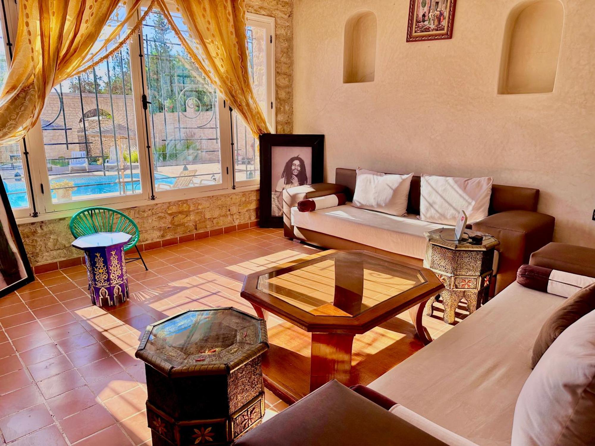 Quiet Oasis Luxury Stone Villa With Panoramic Views Near Essaouira Bagian luar foto