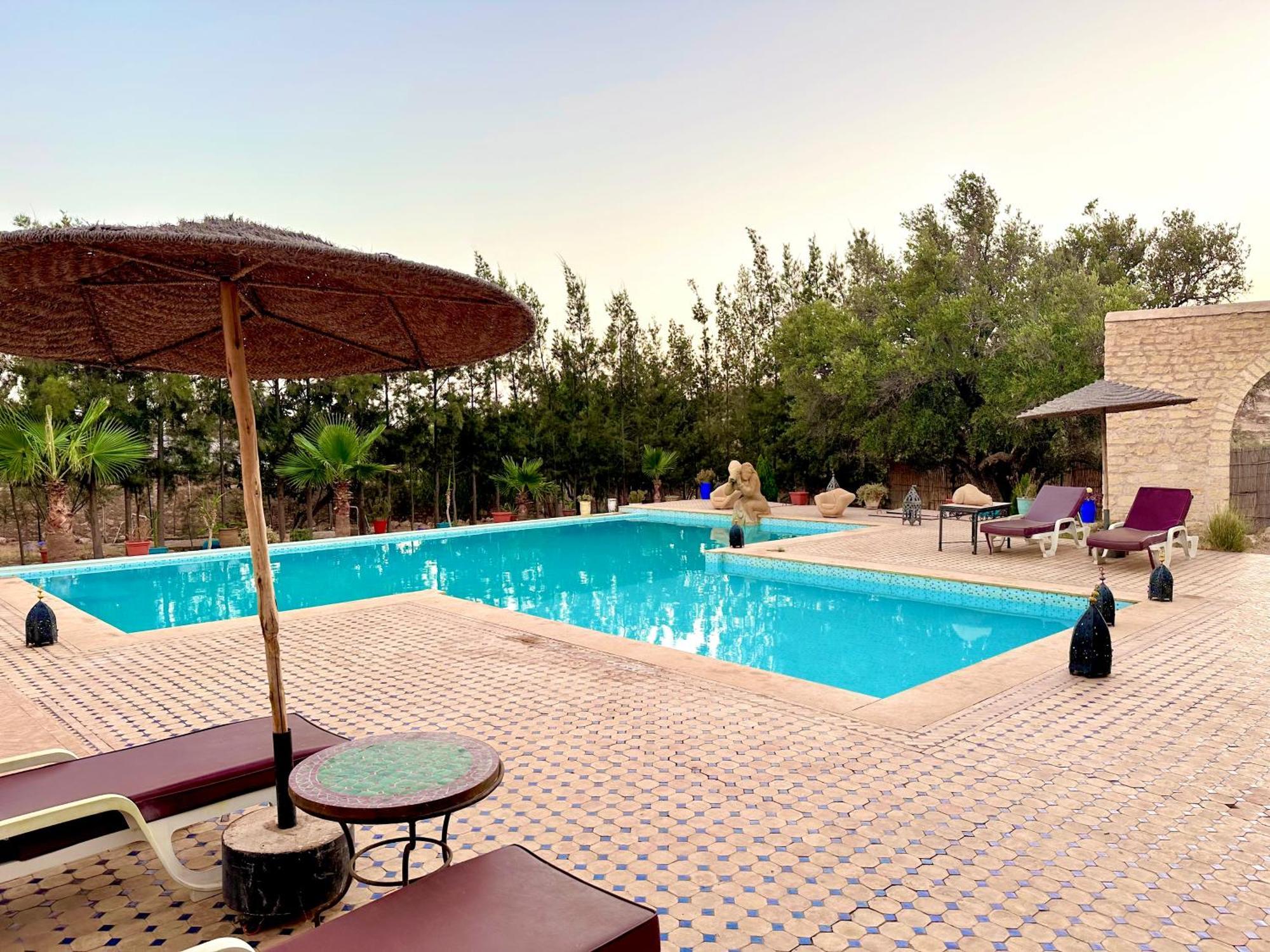 Quiet Oasis Luxury Stone Villa With Panoramic Views Near Essaouira Bagian luar foto